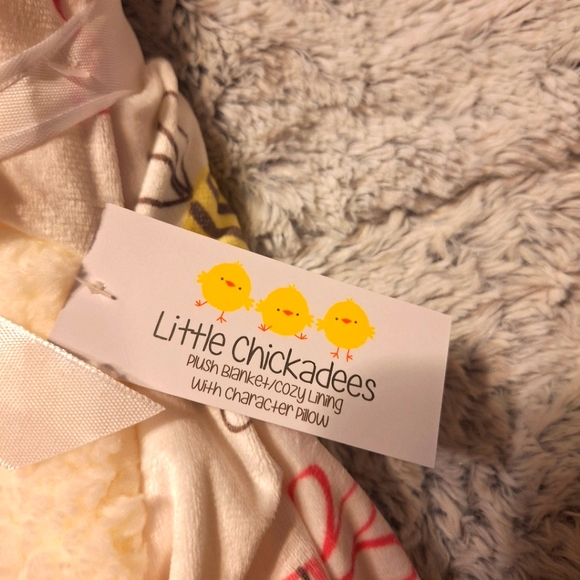 Elephant pillow & blanket set by little chickadees.  Soft, pink, baby gift, baby - Picture 10 of 12